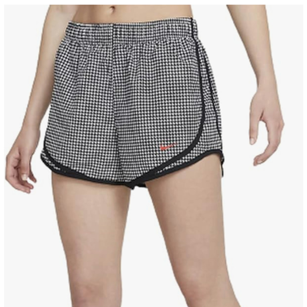 NEW Nike Dri-FIT Tempo Icon Women's Running Shorts Black and White Size XLarge